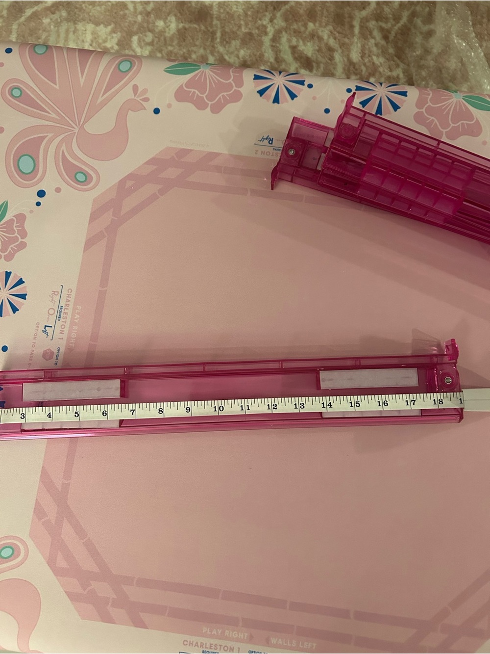 Pink Mahjong Racks & Pushers - Picture 4 of 4